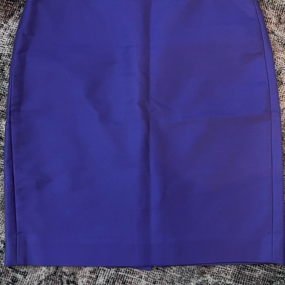 J.Crew No. 2 Purple Pencil Skirt Size 6 Petite - Picture 5 of 7